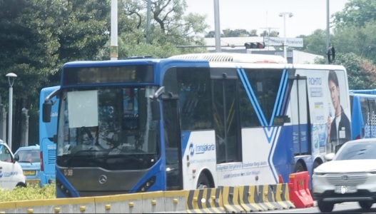 Halte Simpang Pramuka Arah Galunggung Ditutup Sementara Terkait Proyek LRT Mulai Besok