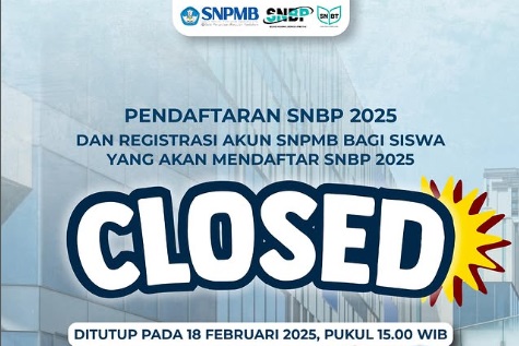 Pendaftaran SNBP 2025 Ditutup Hari Ini, UTBK SNBT Buka hingga 27 Maret