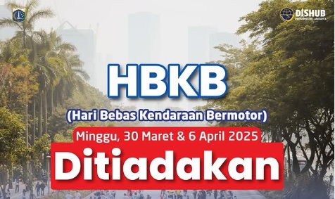 Car Free Day di Jakarta Ditiadakan Selama Arus Mudik dan Balik Lebaran 2025