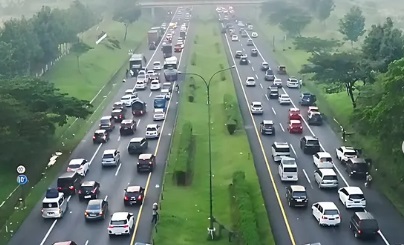 Catat! Lokasi One Way, Contraflow, dan Ganjil Genap Arus Mudik Lebaran Hari Ini